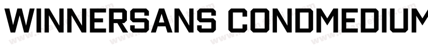 WinnerSans CondMedium字体转换